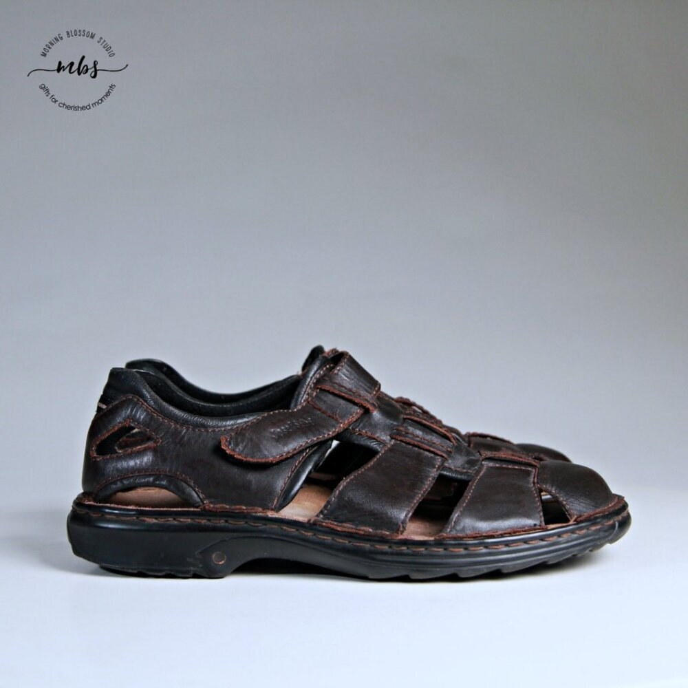 Josef Seibel Jeremy Moro Fisherman Sandals Brown Men EU‎ 44, US 10.5